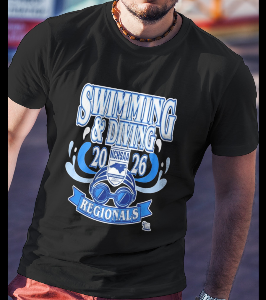 NCHSAA Swimming & Diving Regionals 2026 Competition Event T-Shirt