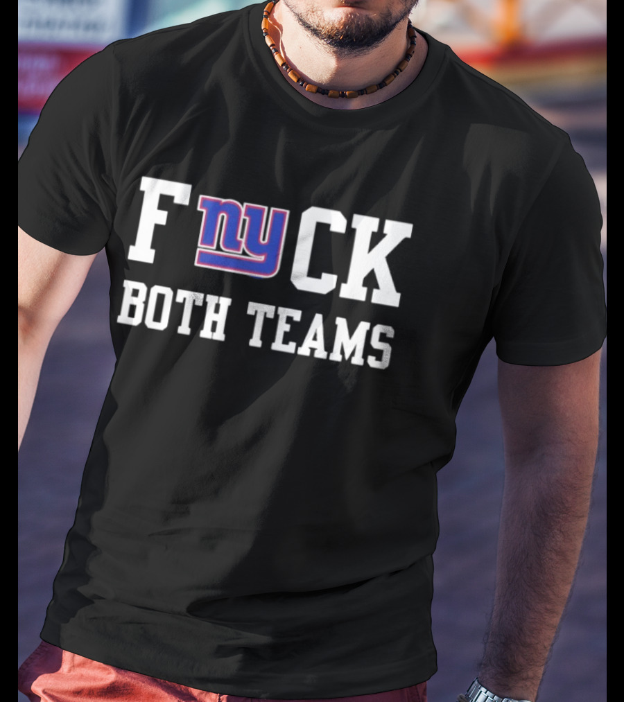 F NY CK Both Teams NY Giants T-Shirt