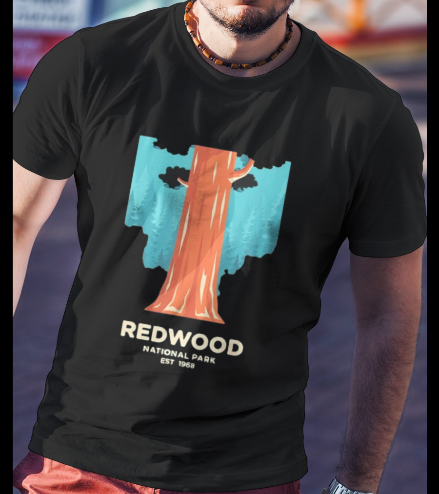 Redwood National Park Est 1968 Tree T-Shirt