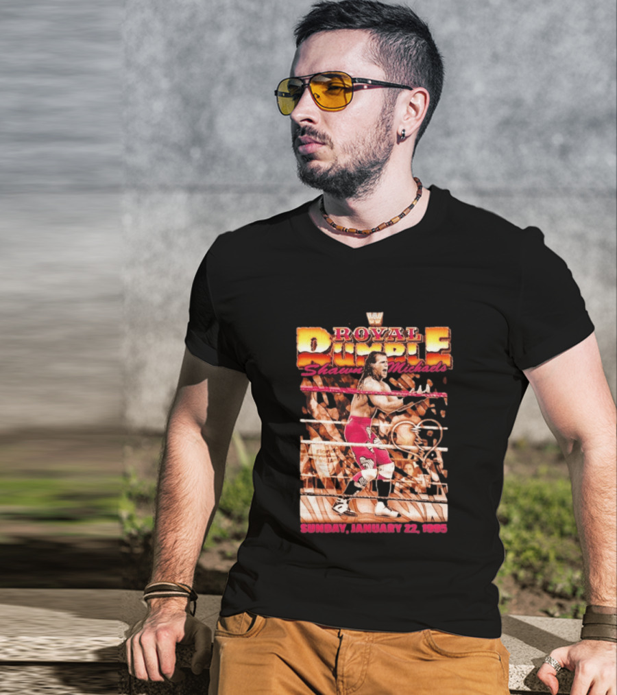 Shawn Michaels Royal Rumble January 22 1995 WWE Wrestling Event T-Shirt