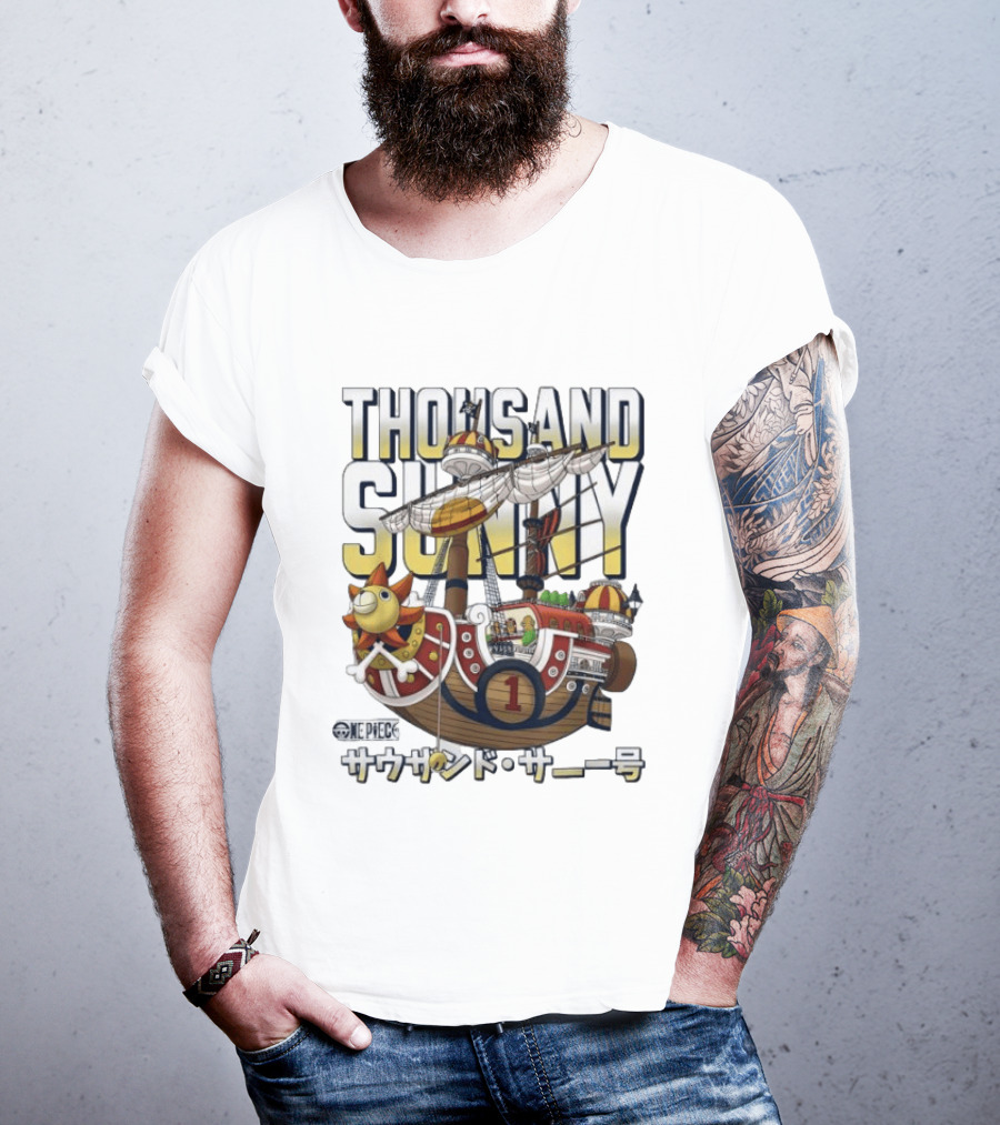One Piece Thousand Sunny Pirate Ship T-Shirt
