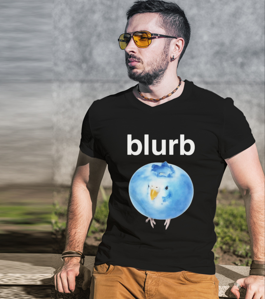 Blurb Bluebird Blueberry Fusion T-Shirt