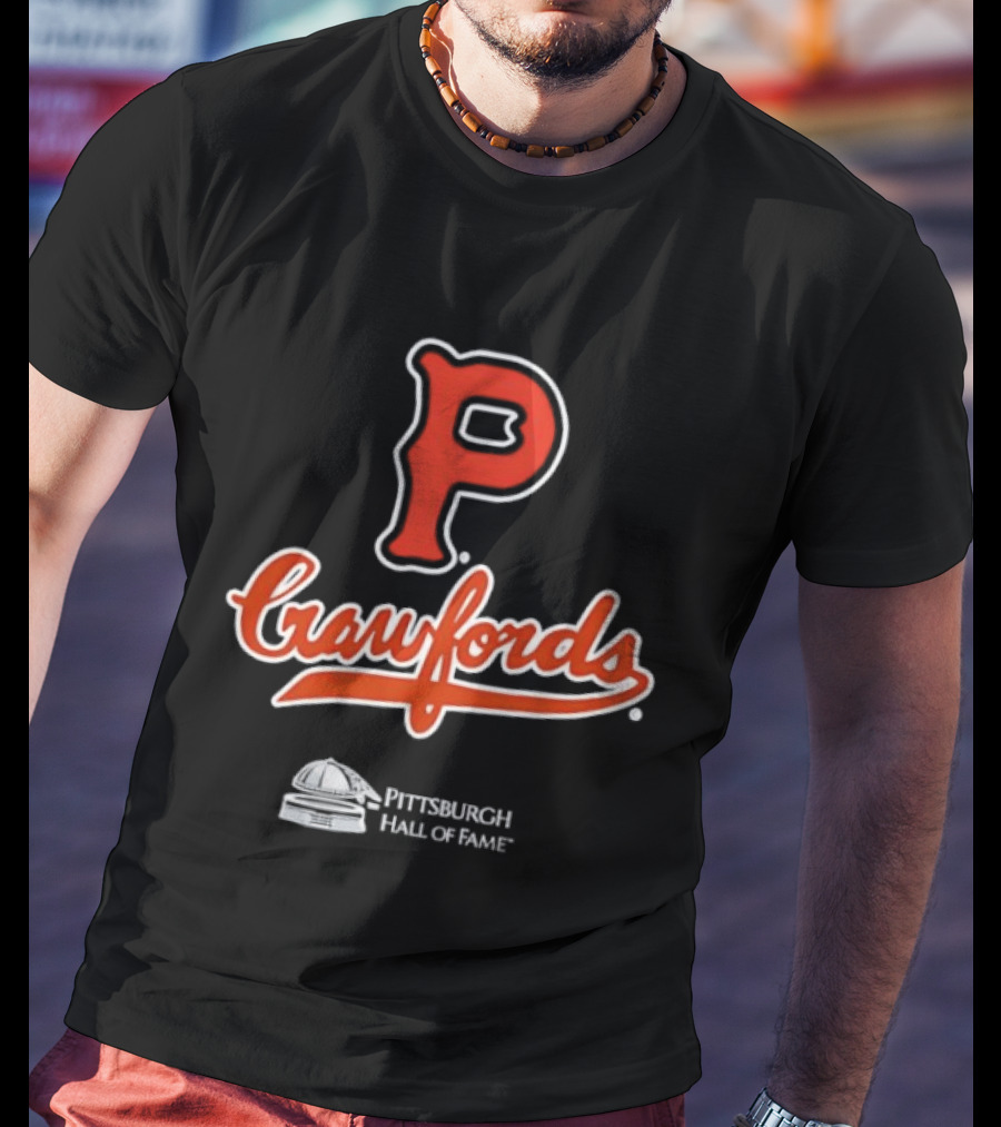 Pittsburgh Crawfords P Hall Of Fame Baseball Team T-Shirt