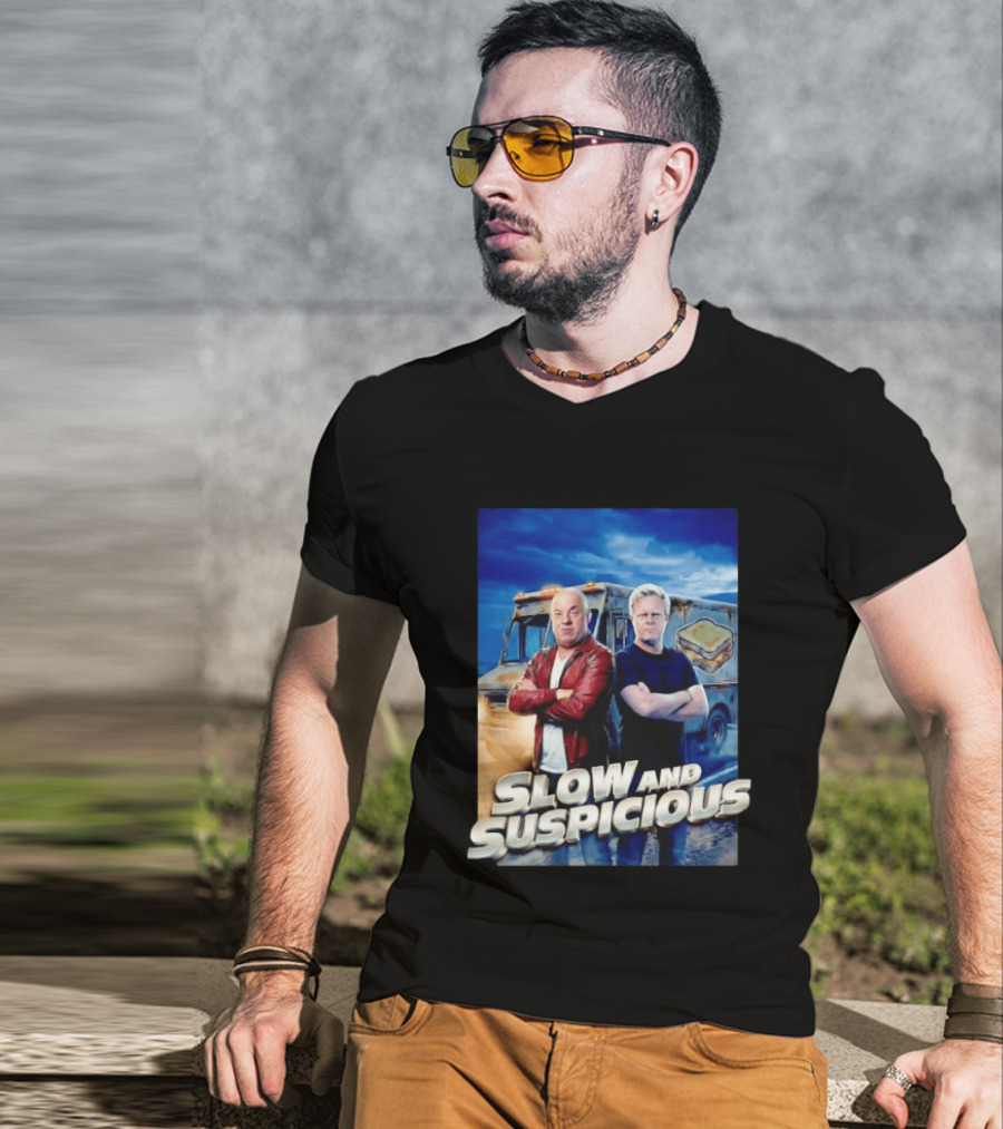 Slow And Suspicious Food Truck Crossover Duo T-Shirt