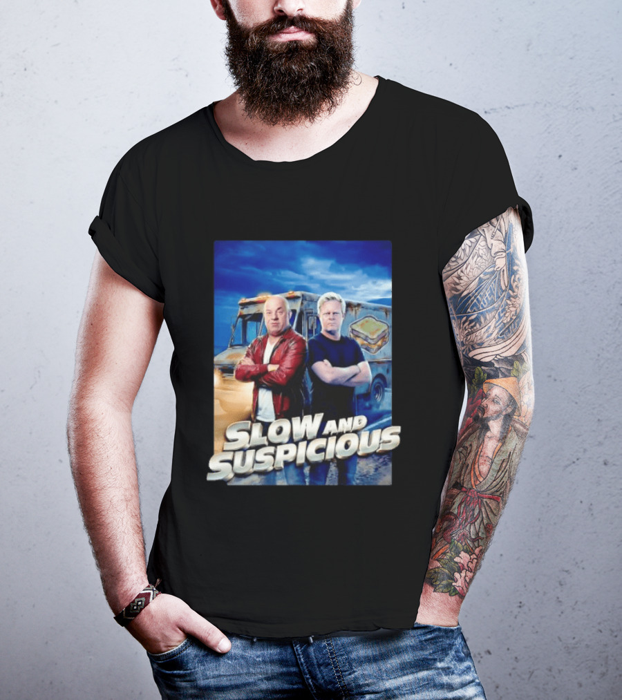 Slow And Suspicious Food Truck Crossover Duo T-Shirt