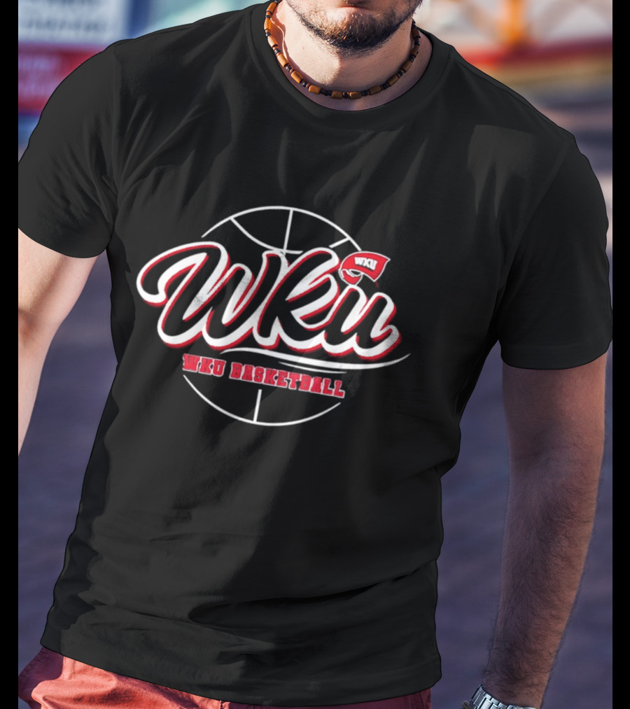 WKU Basketball Valentine's Day Pink WKU Basketball T-Shirt
