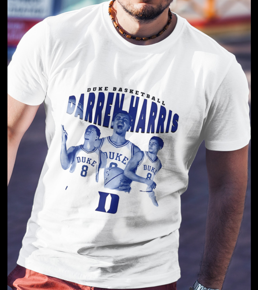 Duke Basketball Darren Harris 8 T-Shirt