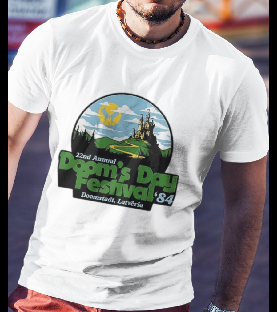 22nd Annual Doom's Day Festival '84 Doomstadt Latveria Event T-Shirt