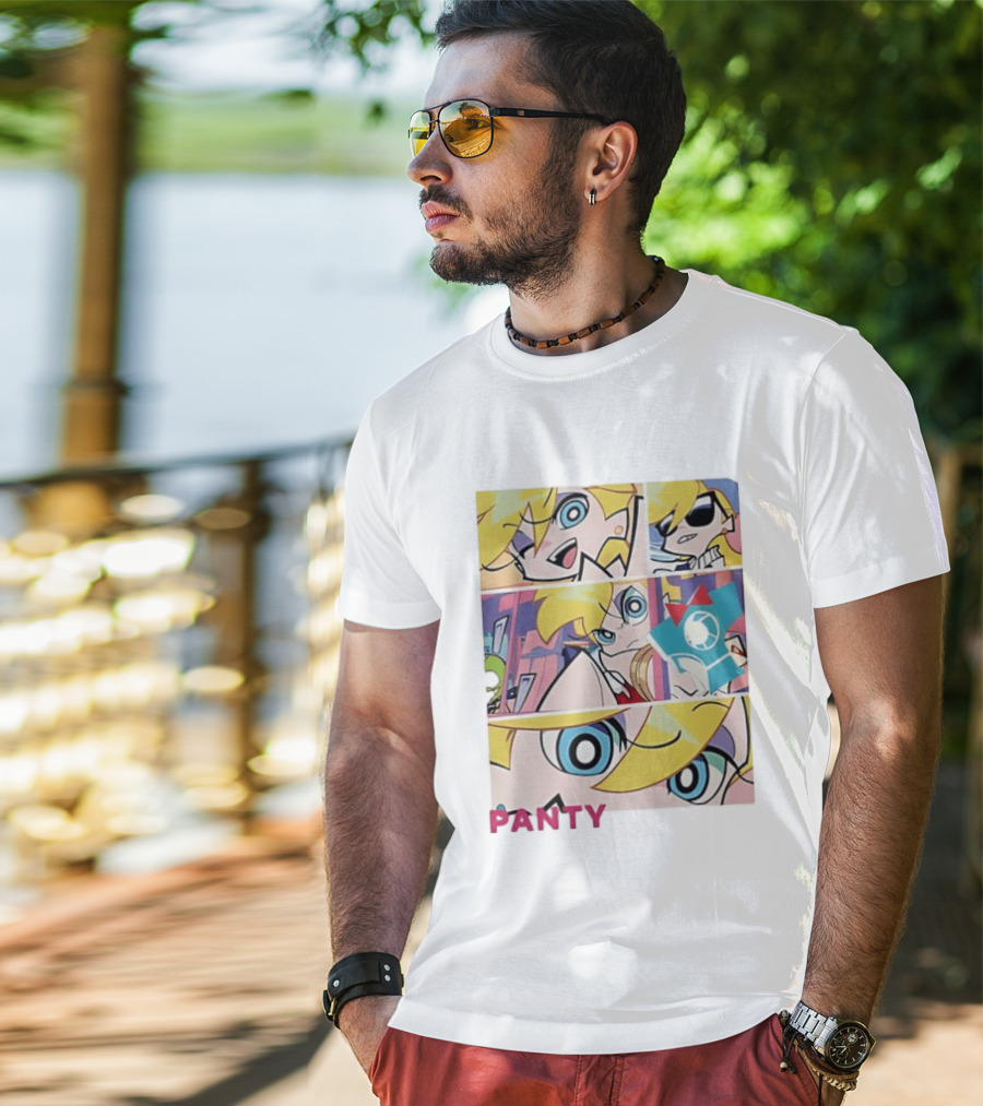 Panty Anarchy Anime Series Panty & Stocking With Garterbelt Visual Compilation T-Shirt