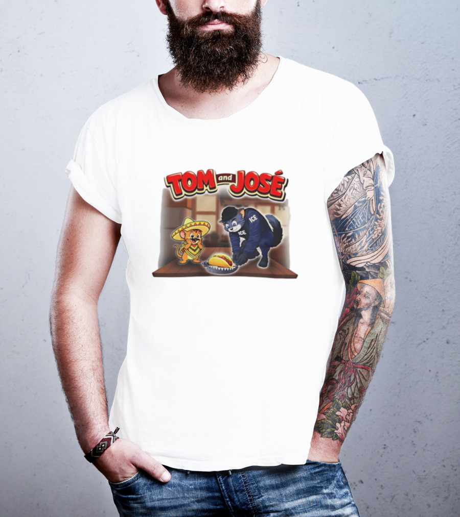 Tom And José Taco Humor Ice T-Shirt