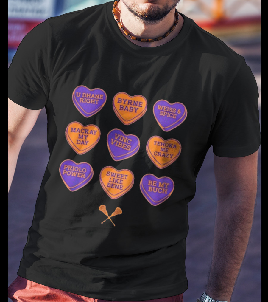 Buffalo Lacrosse U Dhane Right Byrne Baby Weiss And Spice Heart Phrases Priolo Power Sweet Like Bene T-Shirt