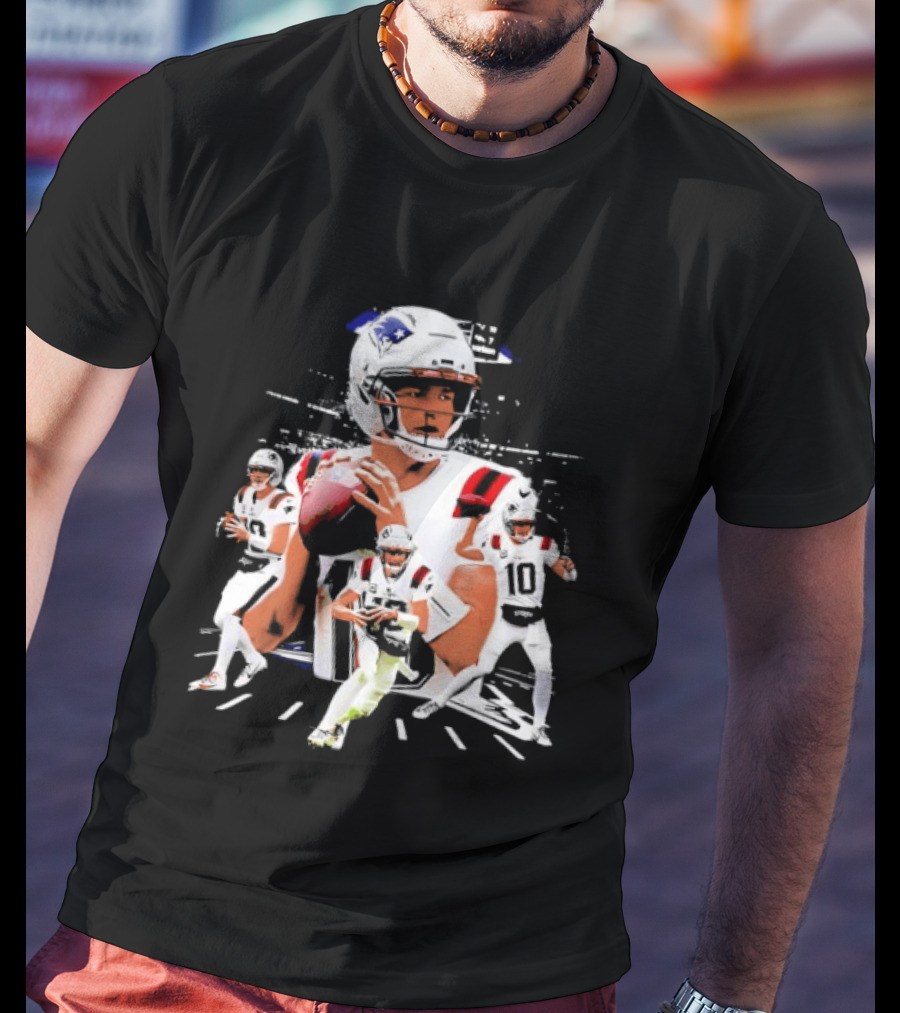 Drake Maye 2026 Highlights Football Quarterback Moments T-Shirt