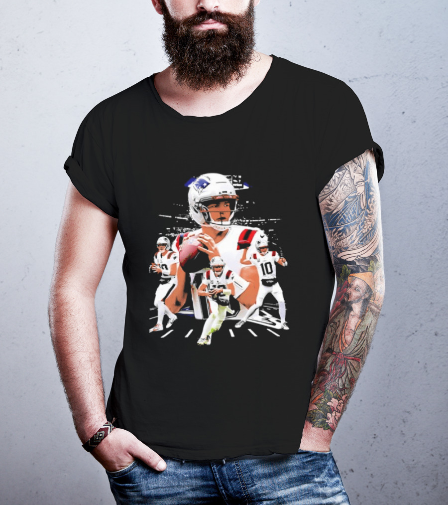 Drake Maye 2026 Highlights Football Quarterback Moments T-Shirt