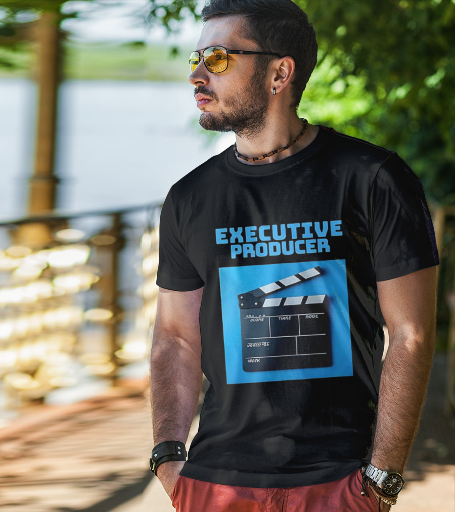 Executive Producer Clapper Board Iconic Movie Director T-Shirt