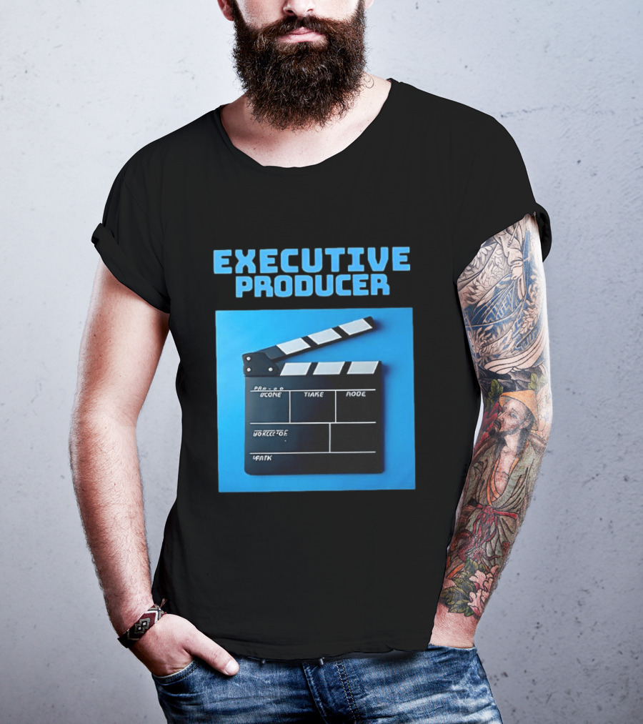 Executive Producer Clapper Board Iconic Movie Director T-Shirt