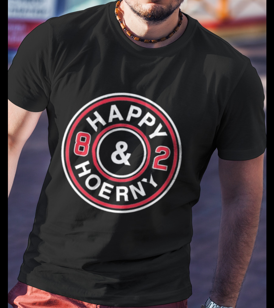 Happy Hoerny 82 Vintage Sports Inspired Circle T-Shirt