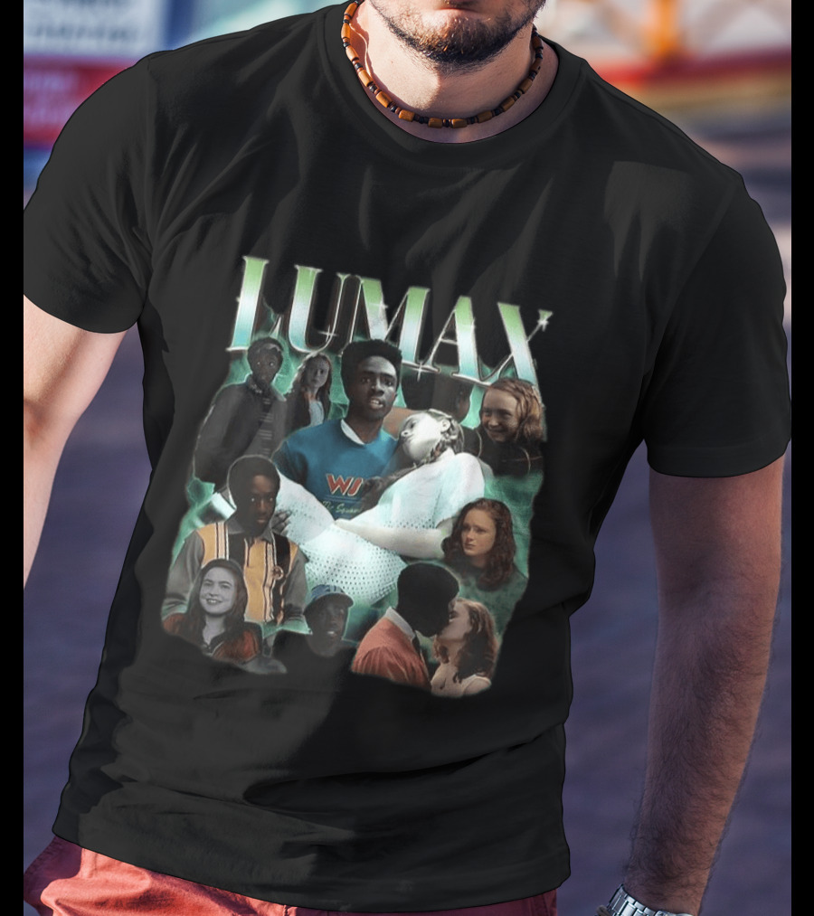 Lumax WJ Stranger Things Characters Collage T-Shirt