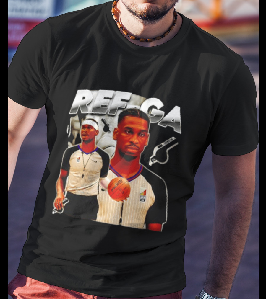 Shai Gilgeous Alexander Basketball Referee Whistle Court Game T-Shirt