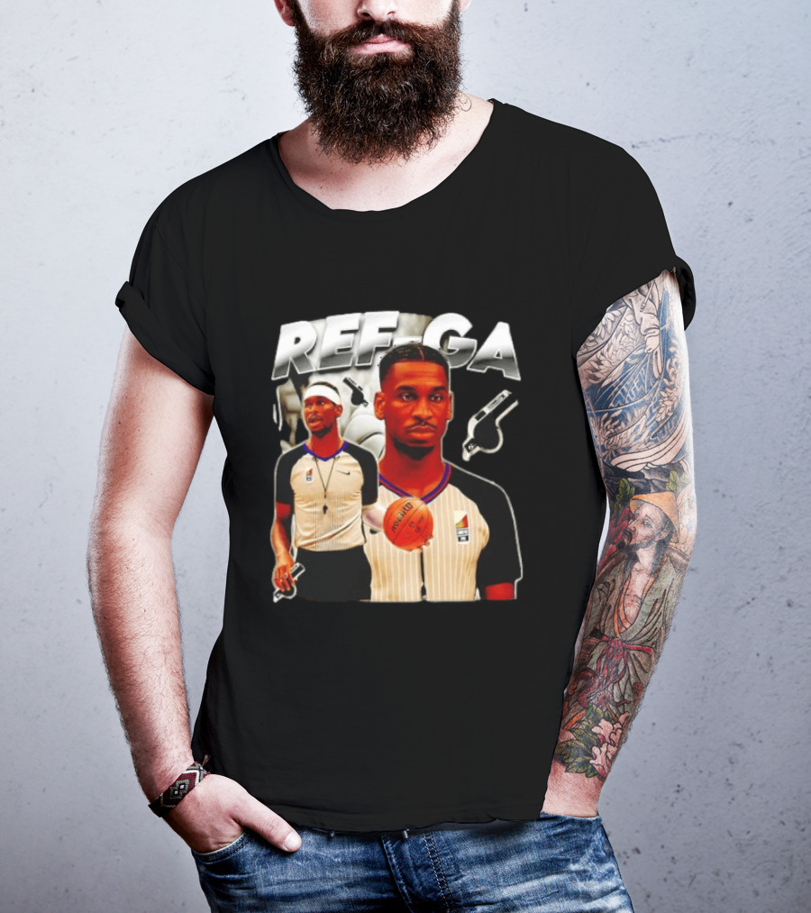 Shai Gilgeous Alexander Basketball Referee Whistle Court Game T-Shirt