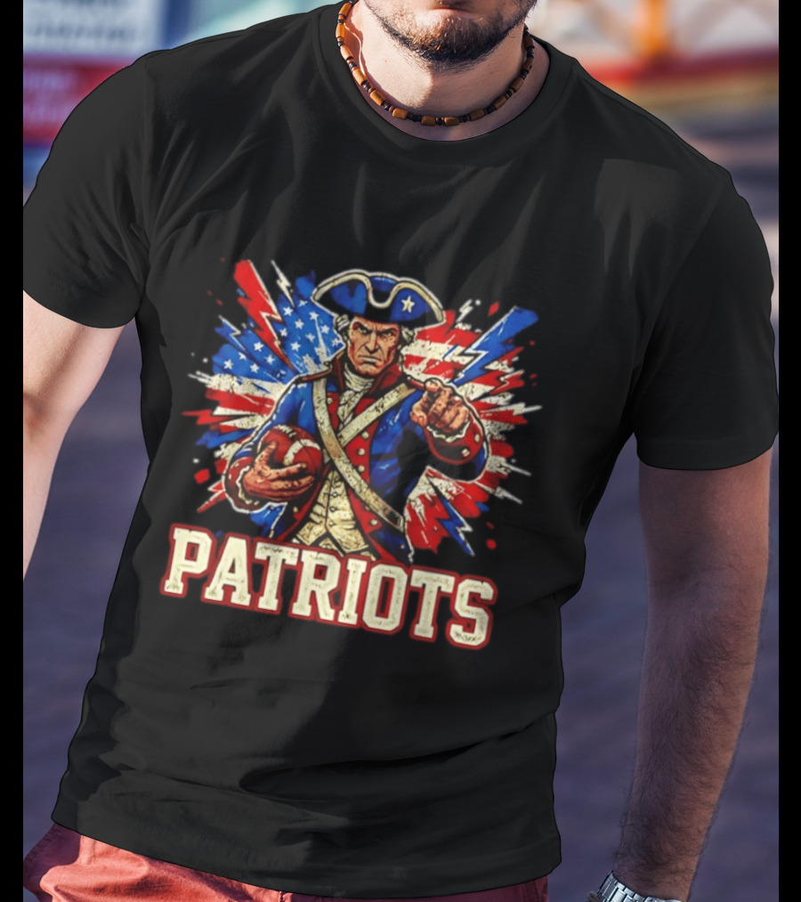 Patriots Revolutionary Football USA Flag T-Shirt