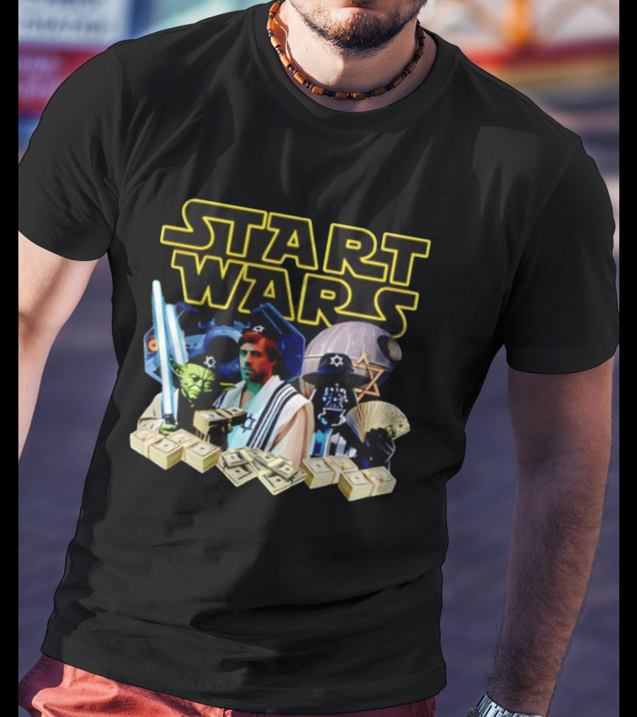 Start Wars Grinch Characters Dollar Yoda Vader Luke Money T-Shirt