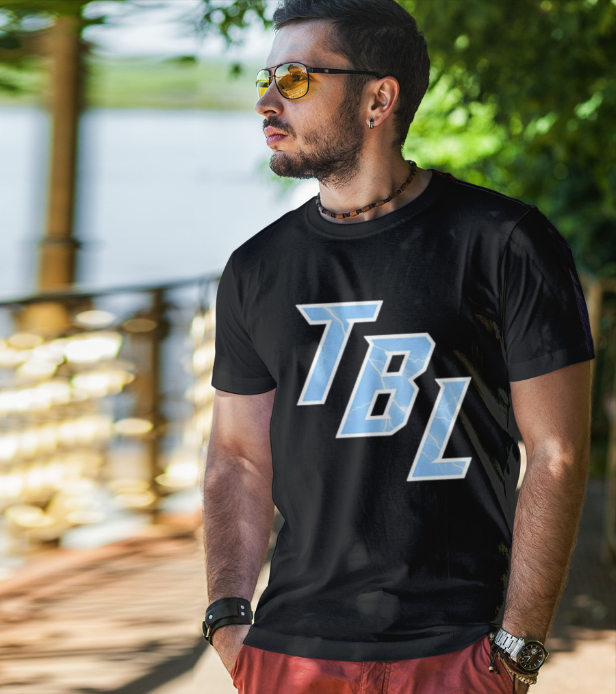Tampa Bay Lightning TBL 2026 Performance Lightning Bolt T-Shirt