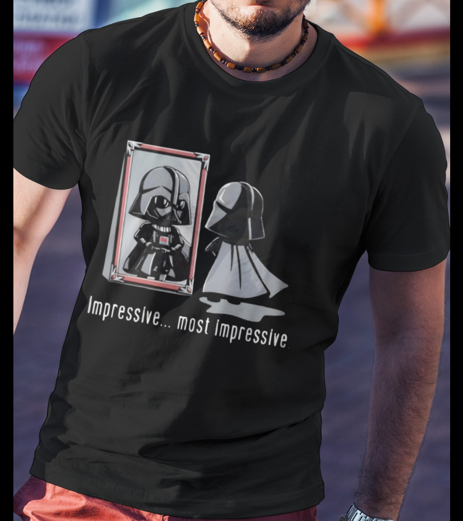 Impressive Most Impressive Darth Vader Mirror Reflection T-Shirt
