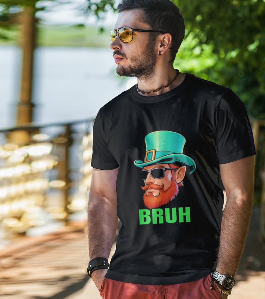 Leprechaun Bruh St Patricks Day Irish Humor T-Shirt