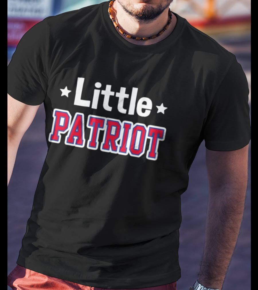 Little Patriot Star Shape T-Shirt