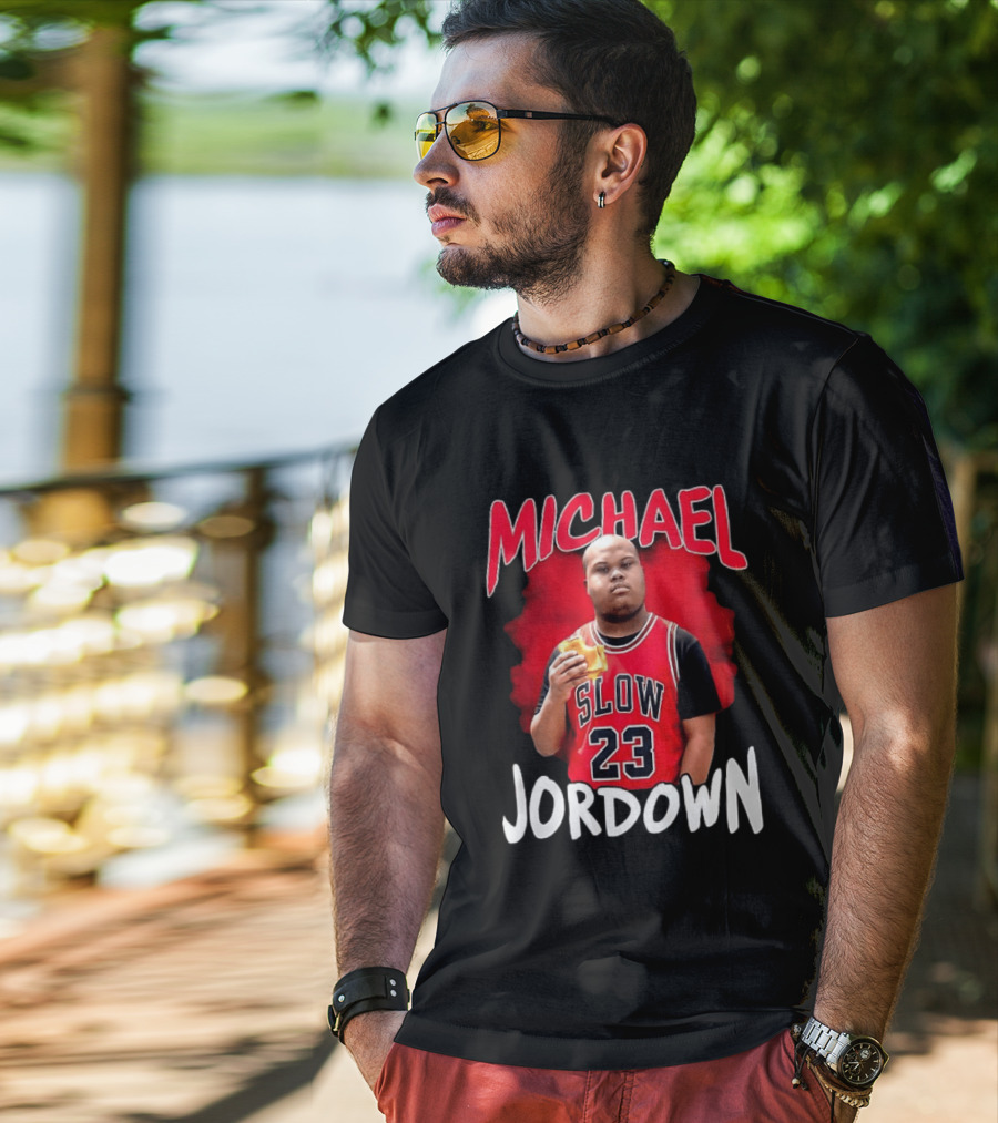 Michael Jordown Slow 23 Meme T-Shirt
