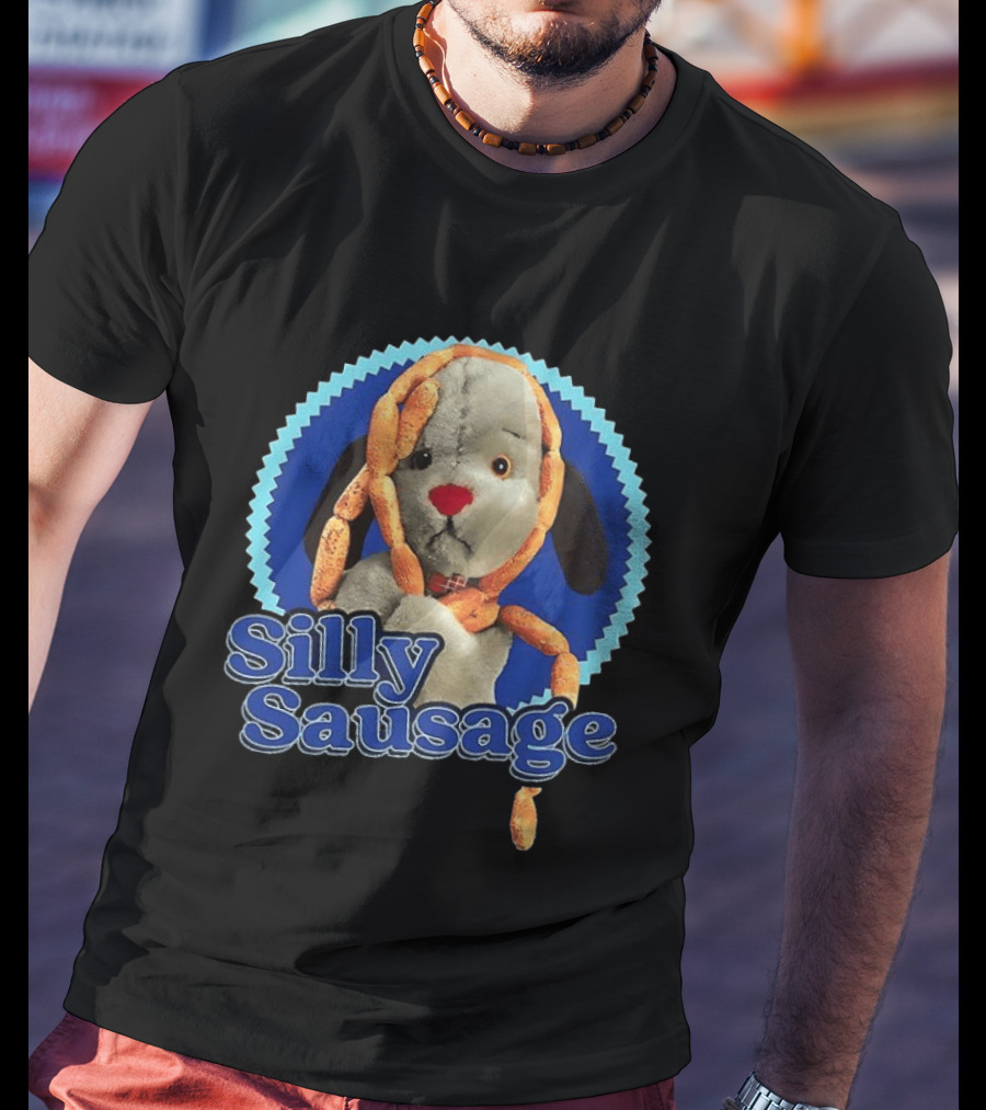 Silly Sausage Sooty Sweep Character Humor T-Shirt