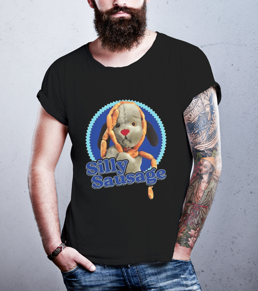 Silly Sausage Sooty Sweep Character Humor T-Shirt