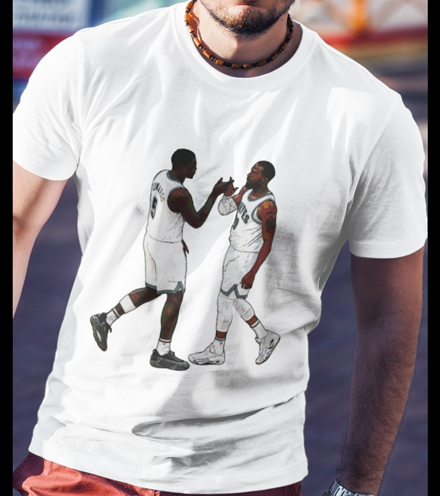 Anthony Edwards Minnesota Timberwolves Bite Bite Basketball Collaboration T-Shirt