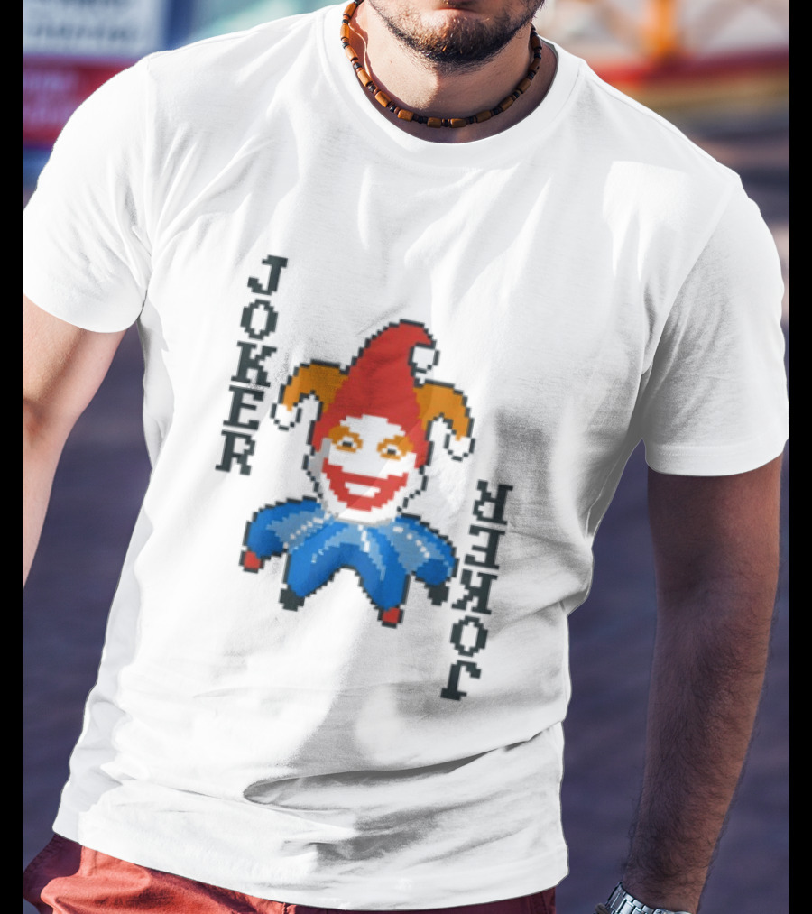 Balatro's Pixel Art Jimbo Jester Joker T-Shirt