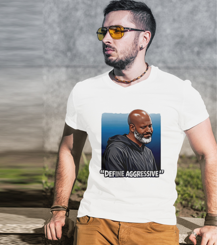Define Aggressive Detroit Lions Brad Holmes T-Shirt