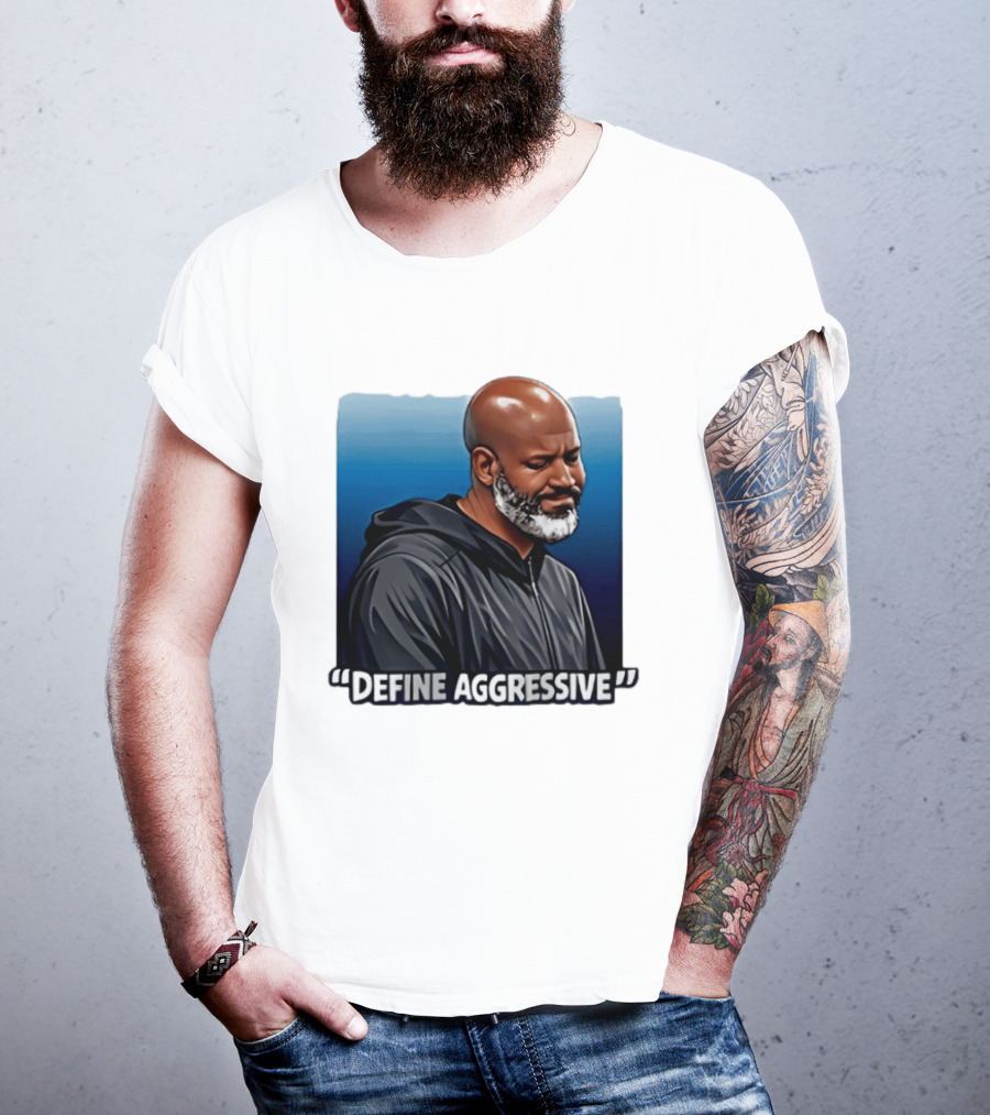 Define Aggressive Detroit Lions Brad Holmes T-Shirt