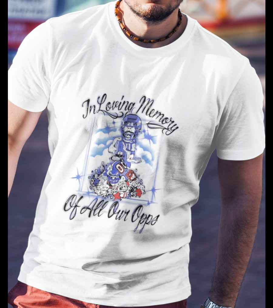 In Loving Memory Jaxon Smith Njigba Seattle Seahawks Opponents T-Shirt