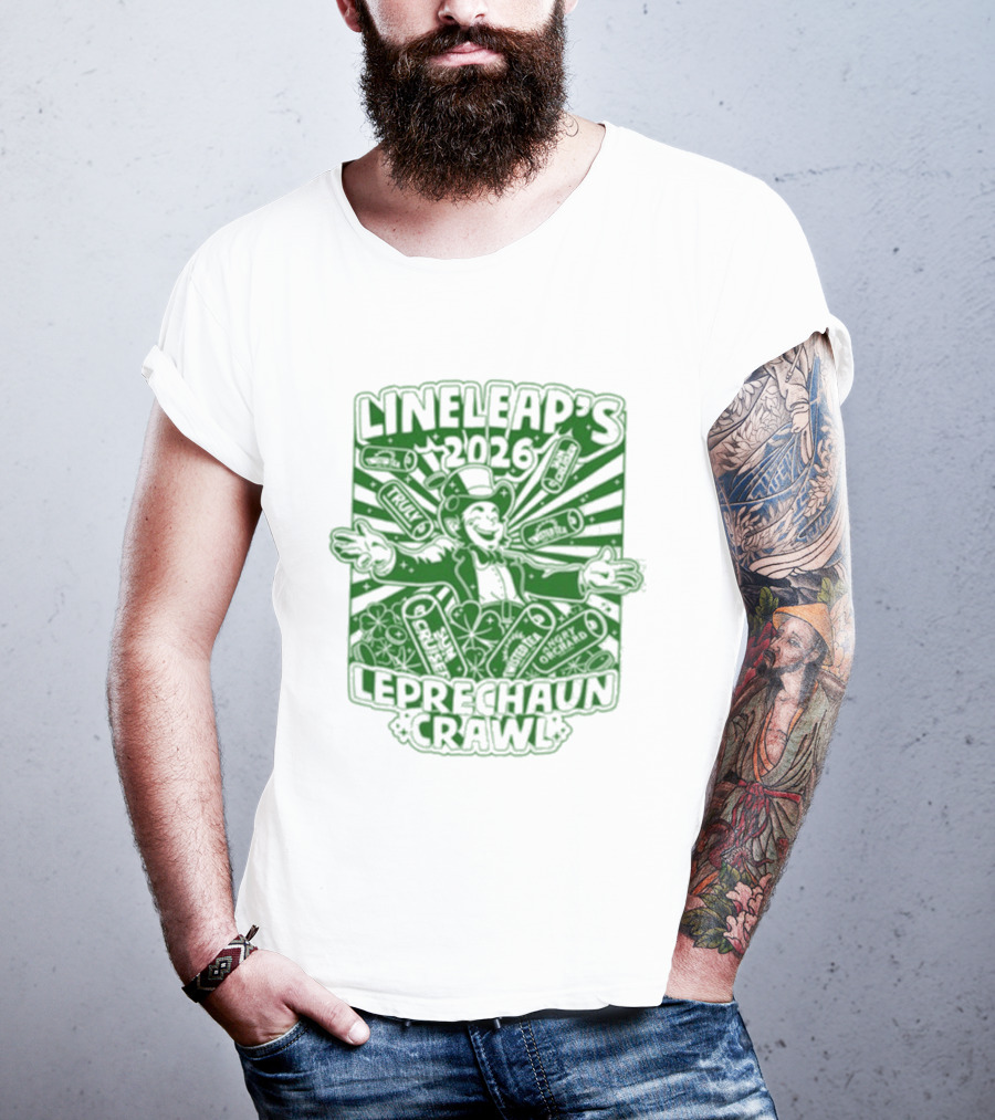 Lineleap's 2026 Leprechaun Crawl T-Shirt