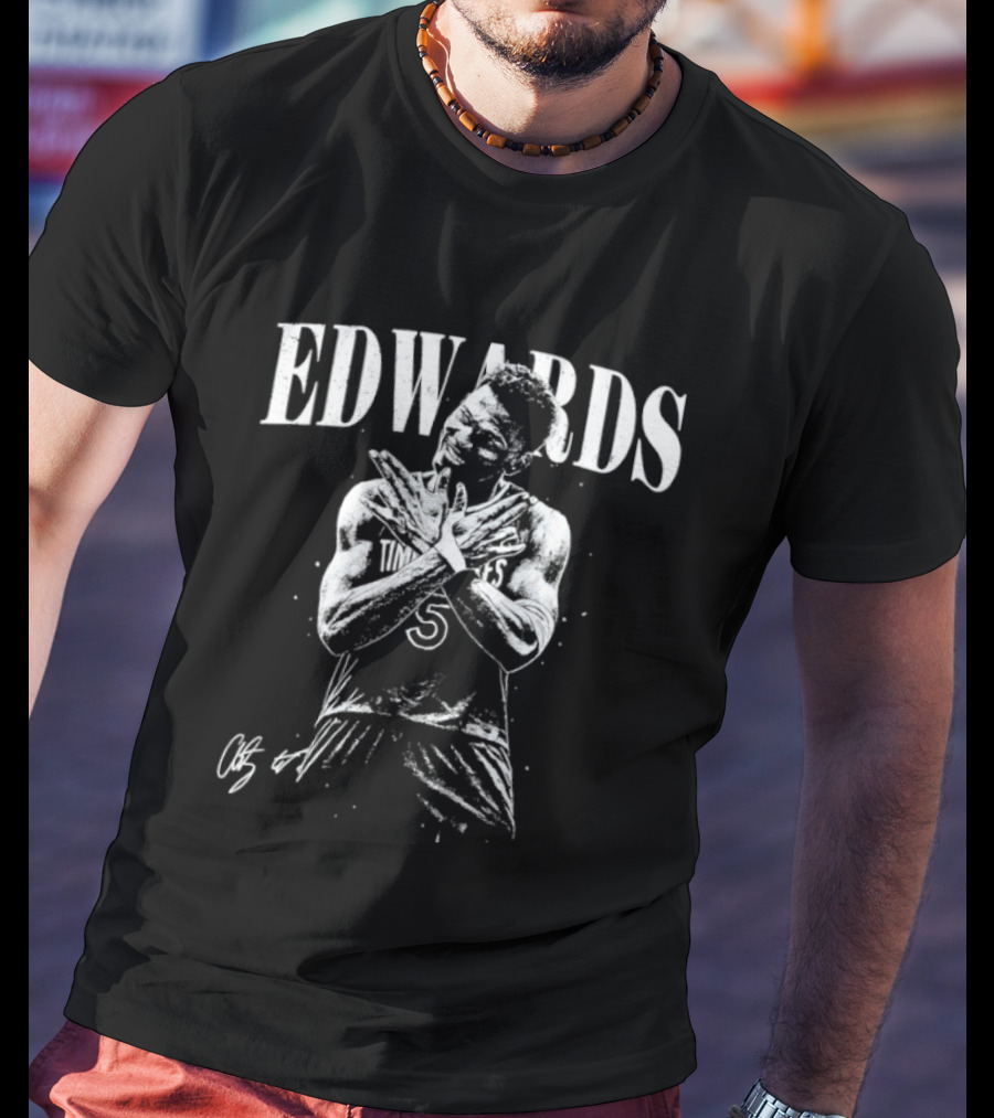 Edwards 5 Basketball Gesture Signature T-Shirt