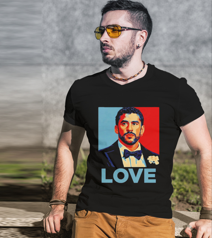 Bad Bunny LOVE Puerto Rico Super Benito T-Shirt