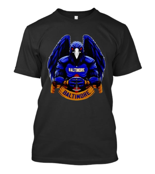 Baltimore Ravens Purple Bird Football Baltimore T-Shirt