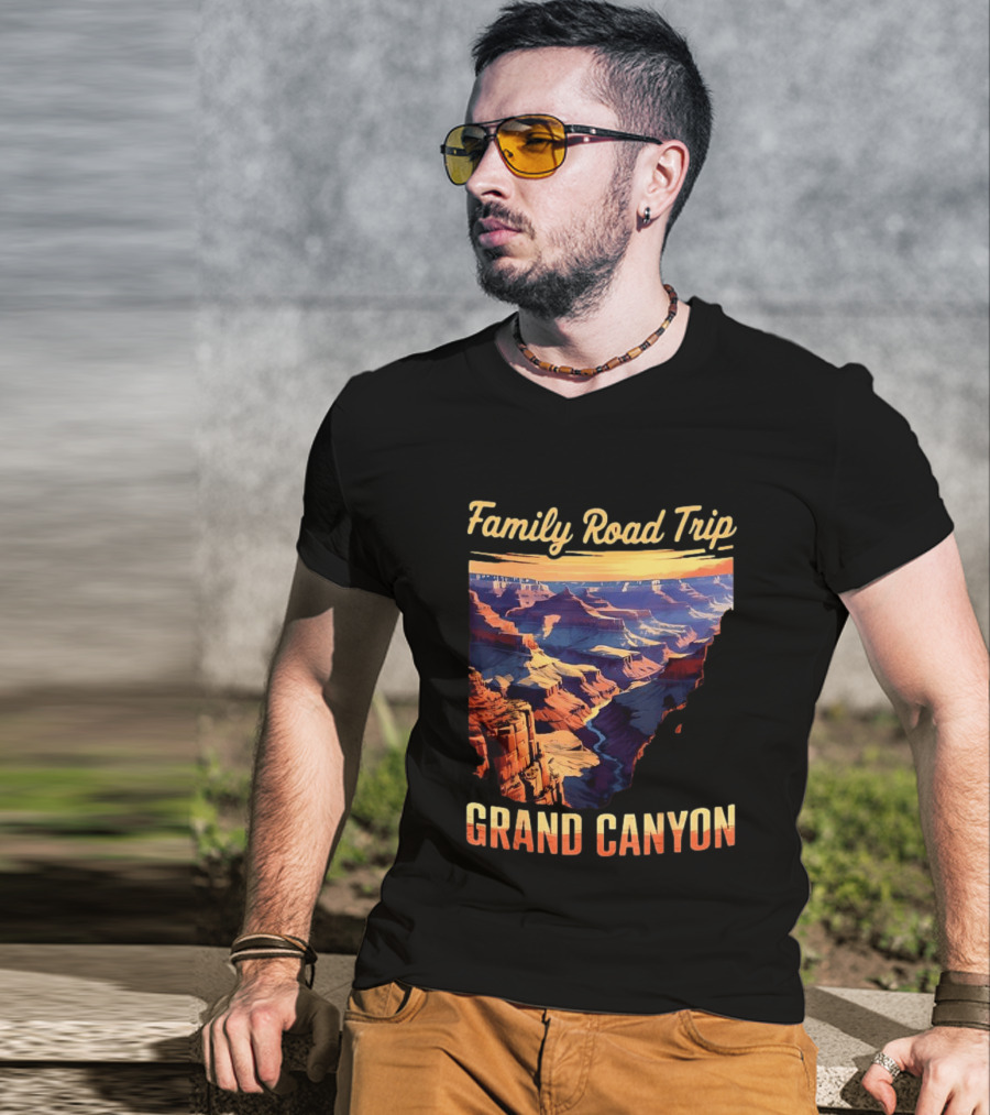 Family Road Trip Grand Canyon National Park Adventure T-Shirt