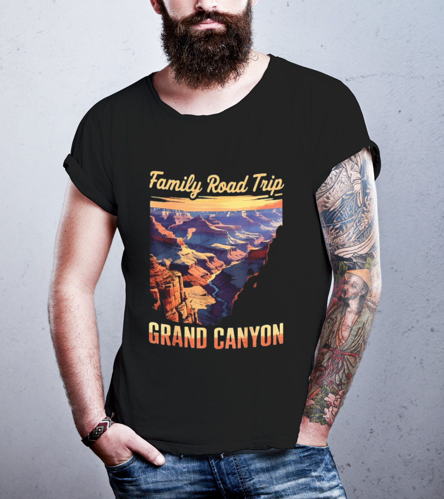 Family Road Trip Grand Canyon National Park Adventure T-Shirt