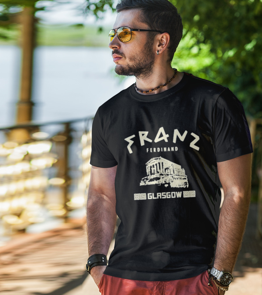 Franz Ferdinand Pantheon Concert Glasgow Band Venue Architecture T-Shirt