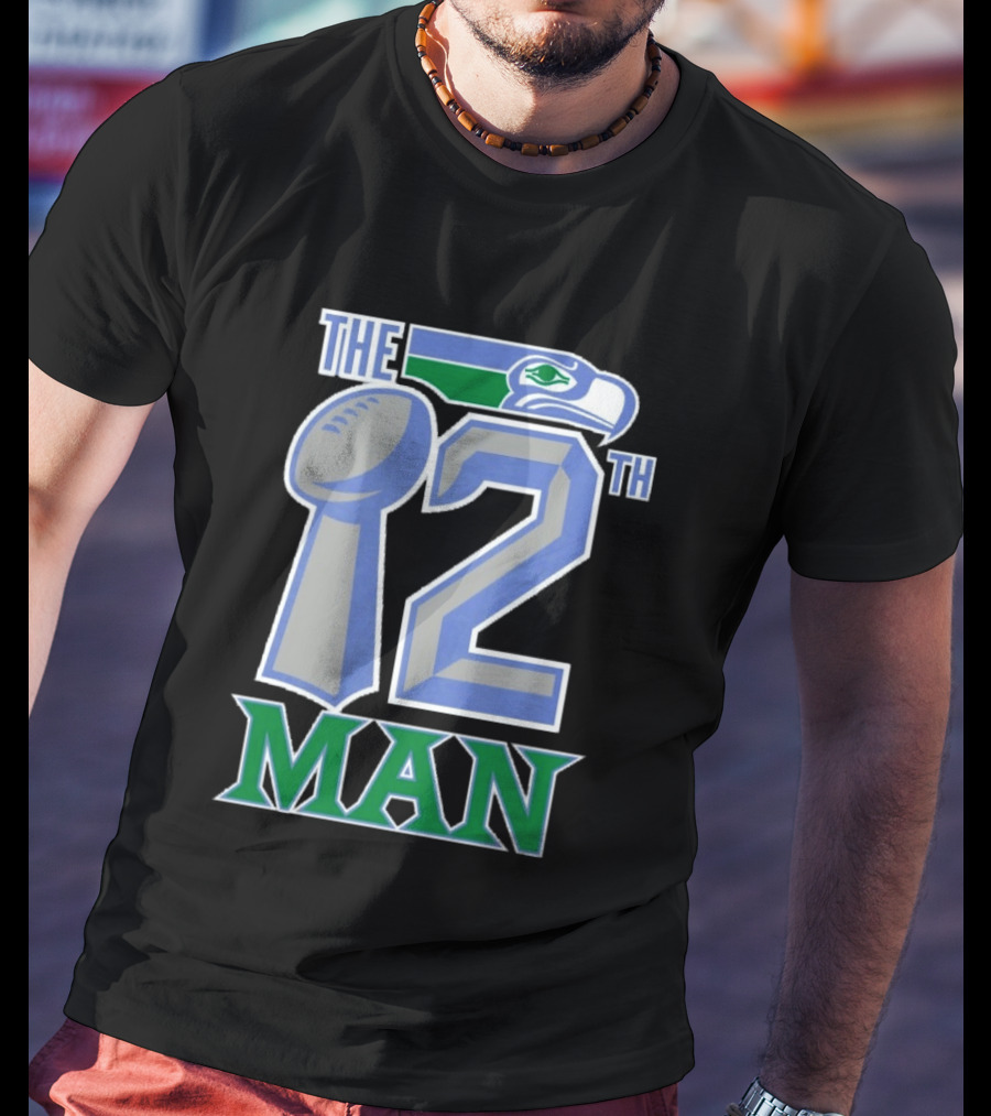 The 12th Man Seattle Bird Fan Football T-Shirt