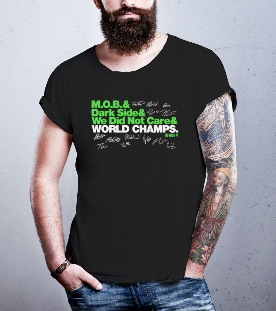 MOB Don't Care World Champs Signatures T-Shirt