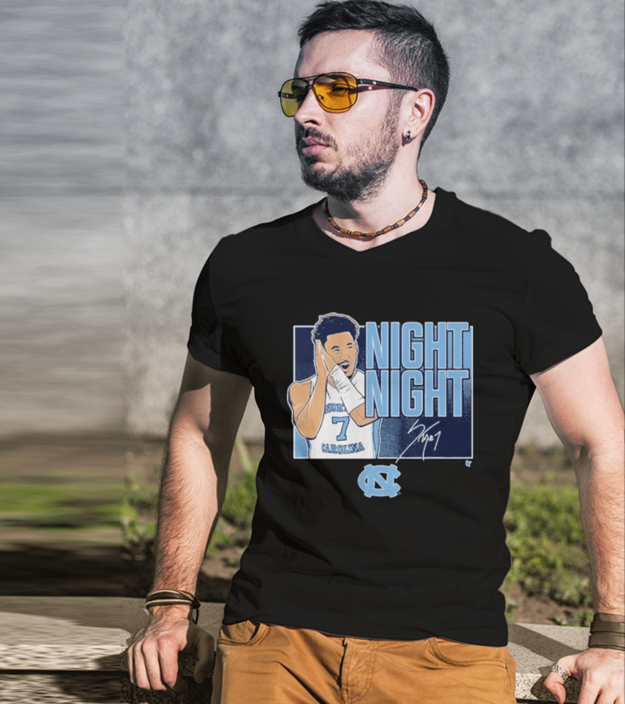 Seth Trimble Night Night North Carolina Tar Heels Basketball UNC T-Shirt