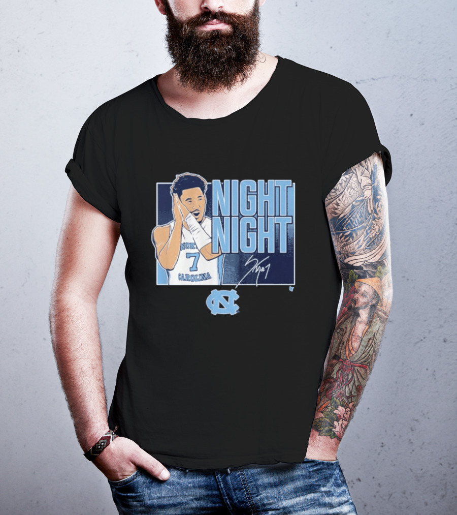 Seth Trimble Night Night North Carolina Tar Heels Basketball UNC T-Shirt