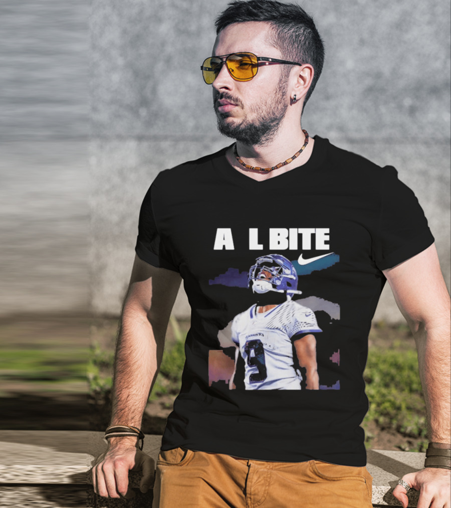 Kenneth Walker III Seattle Seahawks Nike All Bite Football T-Shirt