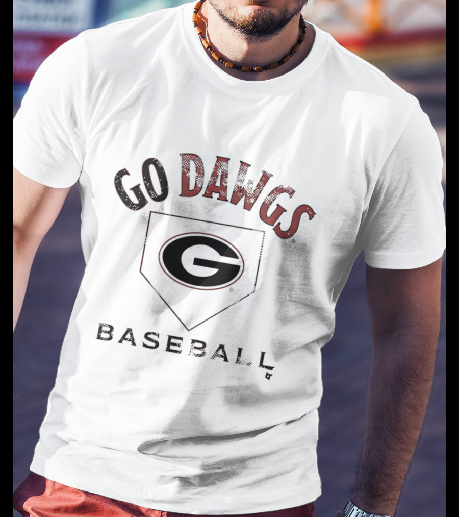 Go Dawgs Georgia Baseball G Logo Home Plate 2026 T-Shirt